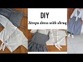 DIY : Shoulder straps dress with shrug