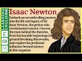 Learn English through Story ⭐ Level 3 – Isaac Newton – Graded Reader | WooEnglish