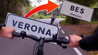 Verona-Belluno in Bikepacking: il racconto di un viaggio mal-progettato e mal-registrato