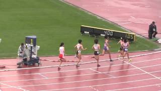 98th日本陸上女子800m予選2組 谷本有紀菜 2'10.66