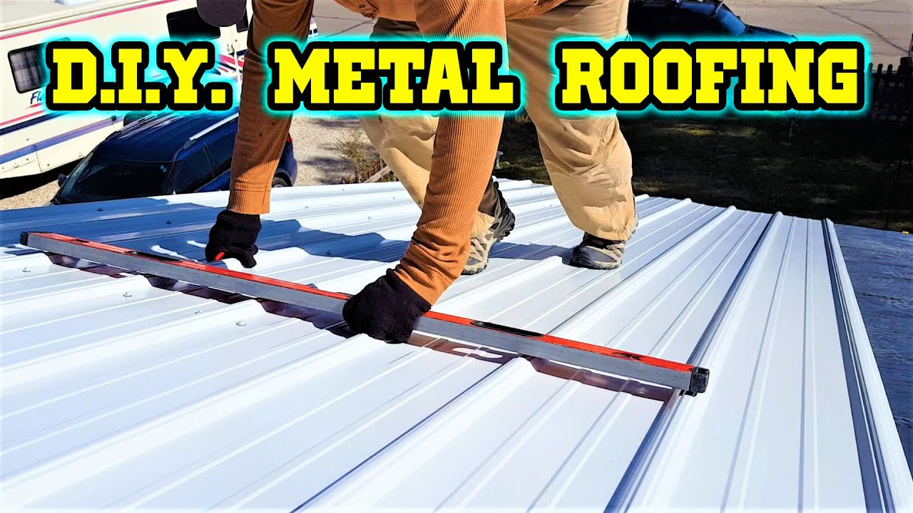 How To Install 5-Rib Metal Roofing Panels On Solid Sheet Decking For ...