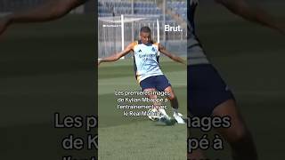 Les premières images de Kylian Mbappé à l'entraînement avec le Real Madrid