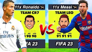 11x Ronaldo vs. 11x Messi in FIFA 23! 👀⚽️