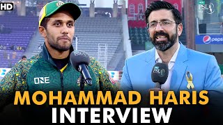 Mohammad Haris Interview | Peshawar Zalmi vs Quetta Gladiators | Match 22 | HBL PSL 7 | ML2G