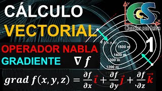 Matemáticas. Calculo vectorial 1. Operador nabla y gradiente.