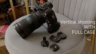 Smallrig 3464（EOS R5）に追加アイテムで縦位置撮影する方法 How to shoot in portrait position with the Smallrig3464