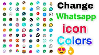 How to change whatsapp icon color | whatsapp ka icon color change kaise kare