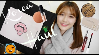 Huge Korean Makeup \u0026Fashion Haul ⎜韓國滿滿的戰利品分享