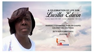 A Celebration Of Life For Lucilla Edwin