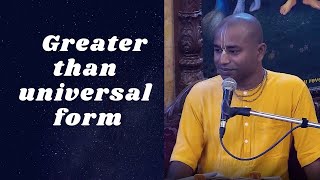 27th Sep. '24 | H.G. Arvind Madhav Prabhu | Greater than universal form | ISKCON Chowpatty Mumbai.