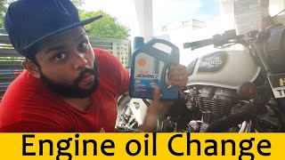 Engine oil & oil filter Change | RE Classic 350 | Tamil