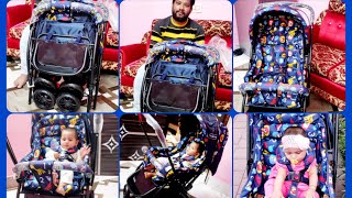 Babyhug stroller assembly|Babyhug cosy cosmo stroller unboxing \u0026 assembly|Babyhug stroller features