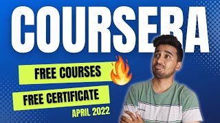 Coursera Free Courses With Free Certificates