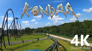 Kondaa - 4K On-Ride / Off-Ride - Walibi Belgium - Intamin Megacoaster - POV