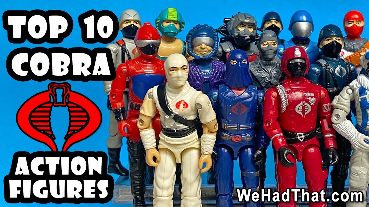 Top 10 Vintage Cobra Action Figures From The G.I. Joe A Real American ...