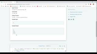 Triangle Quest HackerRank | Coding in Lockdown