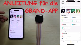 Anleitung für die GBAND APP