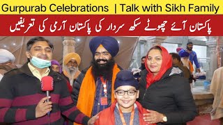 Gurpurab Celebrations Gurdwara Dera Sahib Lahore | Nikka Sardar praising arrangements and Pak Army