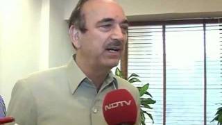 Have open mind on the Telangana solution: Ghulam Nabi Azad