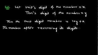 Ex 3.4 : Q.2(iii) : The sum of the digits of a two-digit number is 9... Ch 3 | Math for Class X CBSE Ex 3.4 : Q.2(iii) : The sum of the digits of a two-digit number is 9... Ch 3 | Math for Class X CBSE