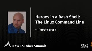 Heroes in a Bash Shell: The Linux Command Line