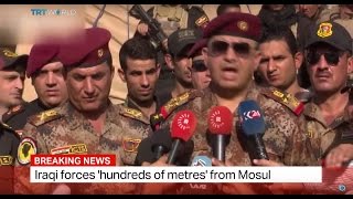 The Fight For Mosul: Iraqi forces 'hundreds of metres' from Mosul