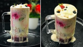 Cool bar ലെ ഫലൂത ഇനി വീട്ടിലുണ്ടാക്കാം!!Royalfalooda recipe!!How to make falooda