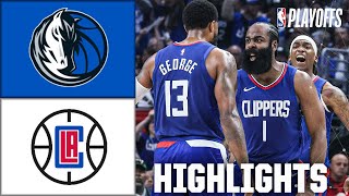 Round 1, Game 1: Dallas Mavericks vs. LA Clippers | Full Game Highlights