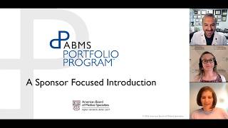 ABMS Portfolio Program Webinar | April 16, 2026