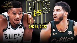 Boston Celtics vs Milwaukee Bucks Full Game Highlights | NBA Christmas 2022 | FreeDawkins