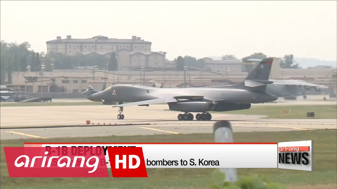 U.S. Deploys Two B-1B Bombers To S. Korea - YouTube