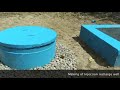 Step by step making of Injection recharge well rainwater harvesting system