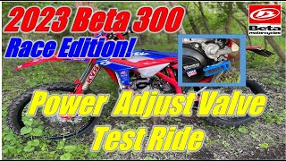 2023 Beta 300 Race Edition Power Valve Adjustment Test Ride