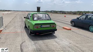 Skoda 105 L vs Suzuki Swift drag race 1/4 mile 🚦🚗 - 4K