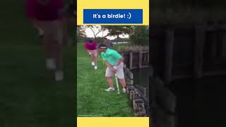 It’s a Birdie! #shorts #punintended #trynottolaugh #vines #golf #americasfunniestvideos