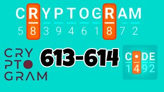 CRYPTOGRAM level 613 614