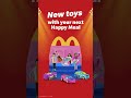 McDonald's toy's barbie and hot wheels 2023