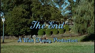 THE END A WALT DISNEY PRODUCTION THE INCREDIBLE JOURNEY (1963)