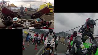 10 07 2022 SLOVENIA SPEED CUP ROOKIE RACE GROBNIK BOBO RACING DUCATI 1098s FRONT and REAR CAM