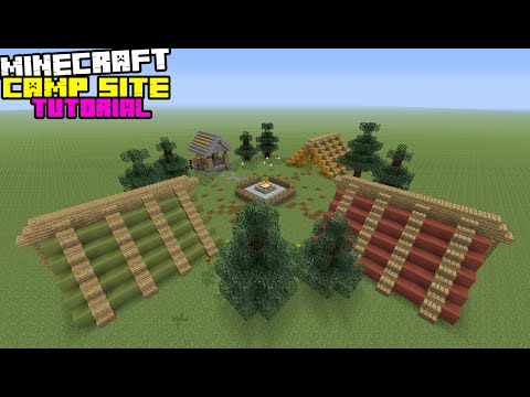 Minecraft Tutorial: How To Make A Camp Site Minecraft Tutorial: How To Make A Camp Site