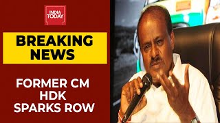 Former Karnataka Minister Kumaraswamy Makes Controversial Remark Against BJP MP | Breaking News