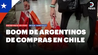 🇨🇱 Argentinos cruzan la frontera y llenan los comercios por el cambio favorable #DNEWS