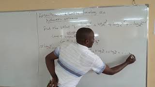 SOLVING LOGARITHMIC EQUATION THAT FORMS AN ARITHMETIC SEQUENCE