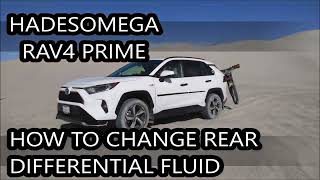 How to Change Rear Differential Fluid on Toyota Rav4 Prime