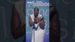 Tems Shares Uplifting Message During Acceptance Speech | Billboard Women In Music 2024 #Shorts