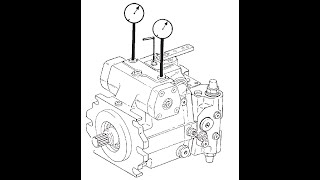 Rexroth A4VG hydraulic zero setting for concrete pump