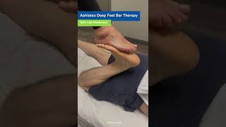 Working with gravity instead of against it, Ashiatsu can provide an effective therapeutic massage.