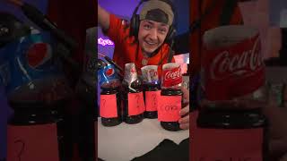 PART 2: Pepsi vs Coca Cola blind taste test reaction...🥤😂 #SHORTS