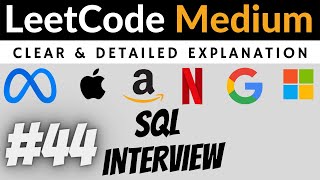 LeetCode Medium 1445 Interview SQL Question with Detailed Explanation | Practice SQL