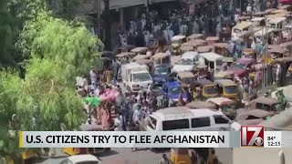 US citizens, Afghans try to flee Afghanistan after Taliban's takeover